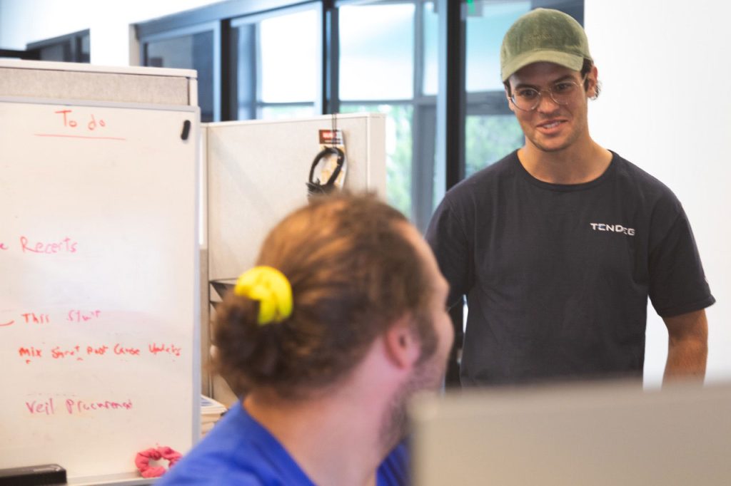 Tendeg Employees talking